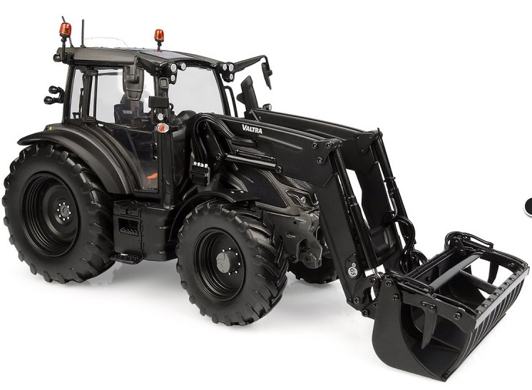 Valtra G135 with frontloader Titanium Grey - 1:32